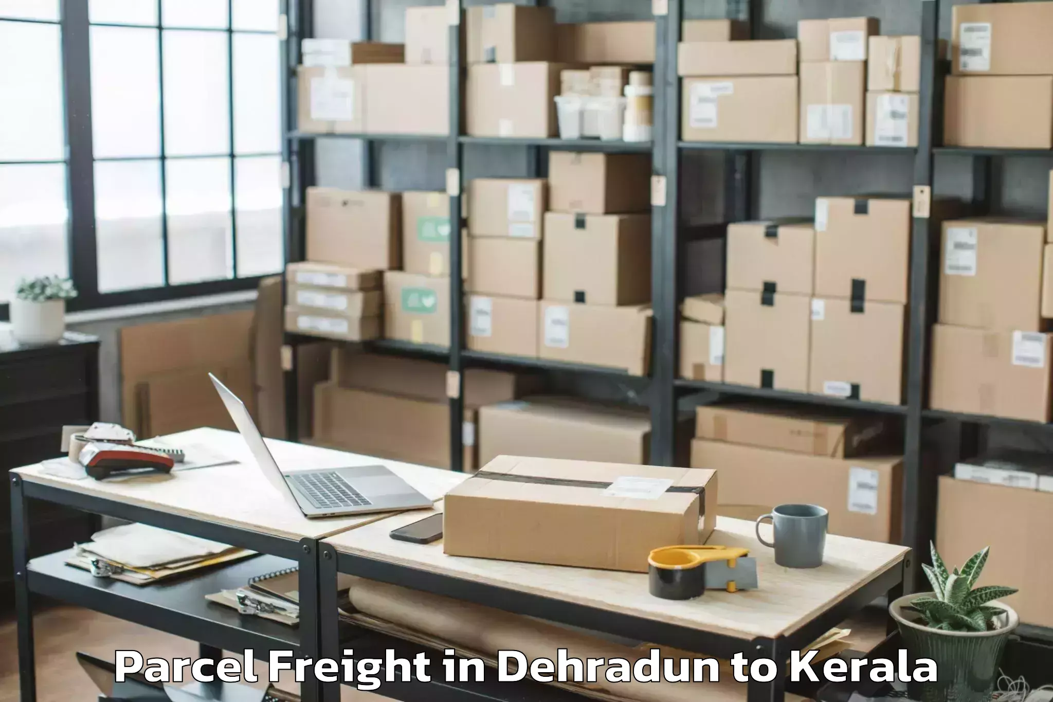 Leading Dehradun to Kodamthuruth Parcel Freight Provider